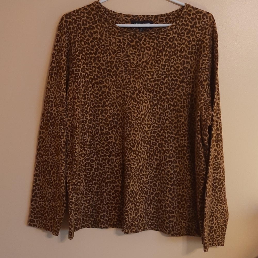 Jones New York| TunicTop| Leopard Print| Size 2X